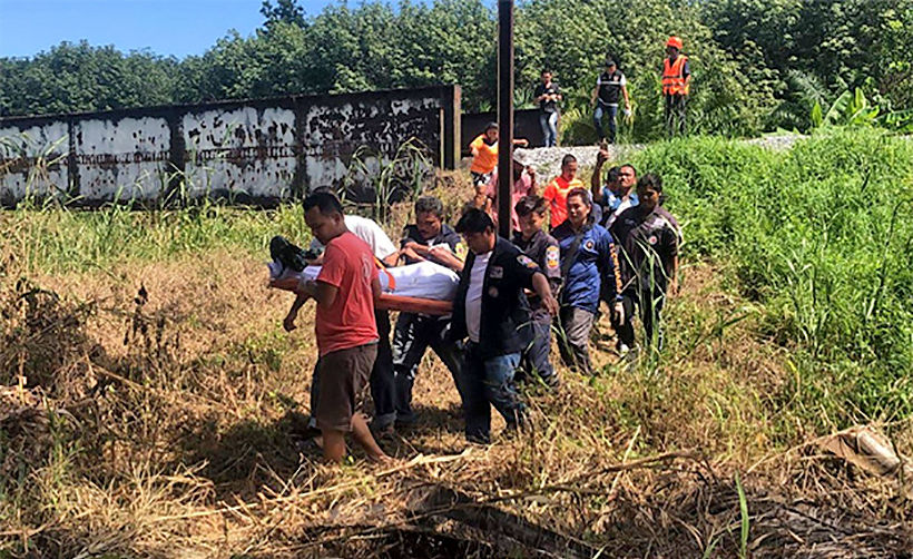 Man found dead after falling from train in Surat Thani