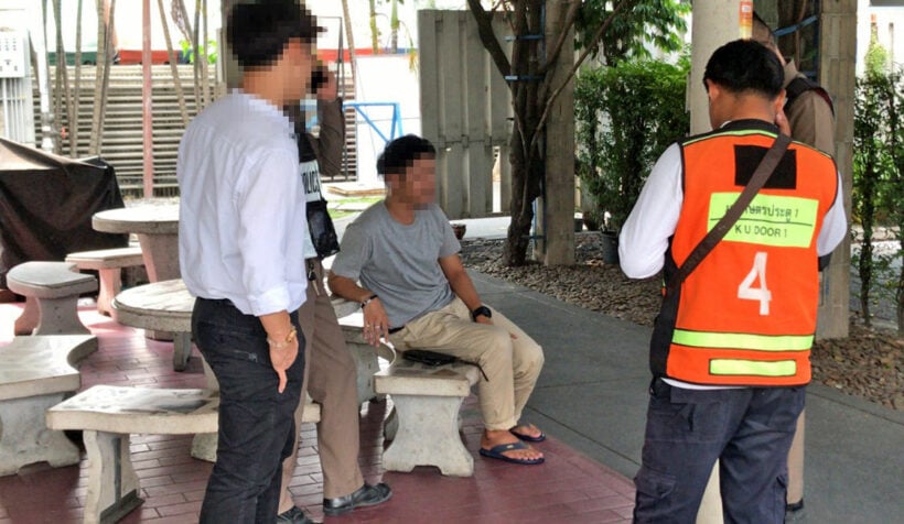 Worker detains a man who was filming him in petrol station toilets