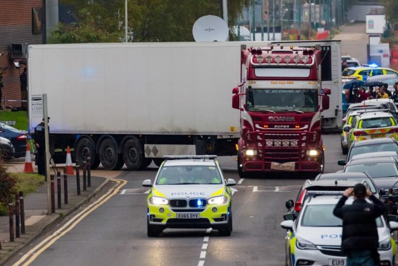 8 Vietnamese arrested – investigation into 39 container deaths in the UK