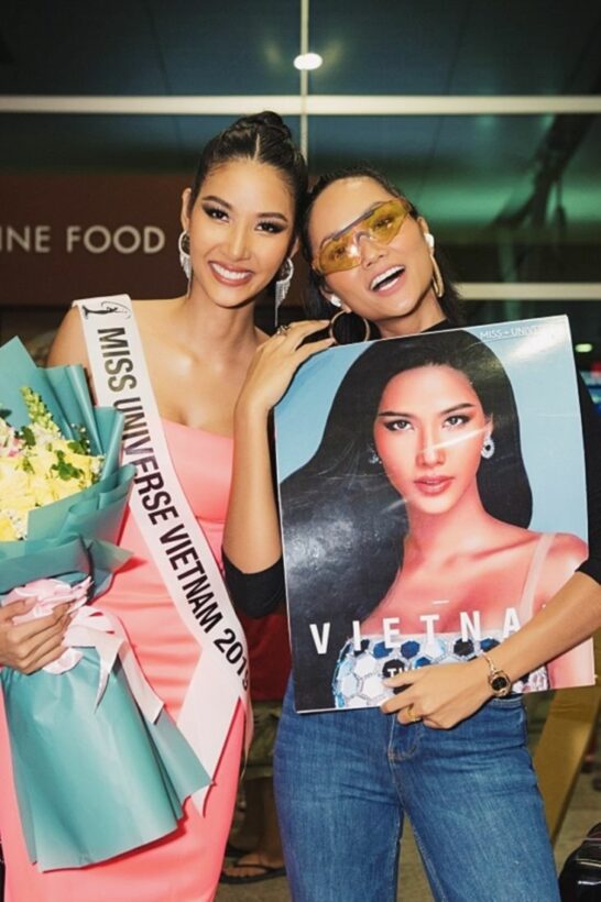 Hoàng Thùy lên đường dự thi Miss Universe 2019