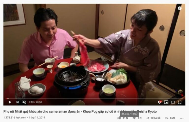 Khoa Pug lại gây tranh cãi, phạm luật khi quay phim người phục vụ Nhật | News by The Thaiger