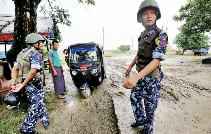 Washington says Myanmar may be stocking chemical weapons