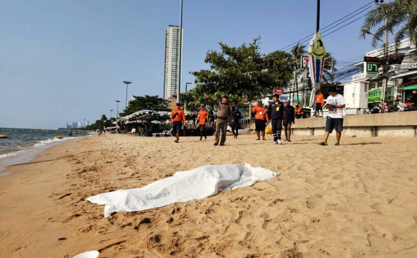 Pattaya windsurfer discovers floating body