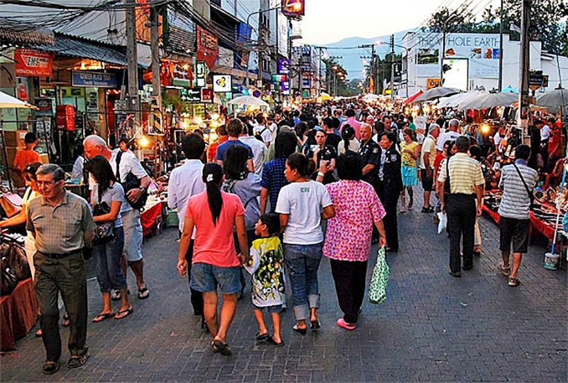 Walking street-led economic recovery