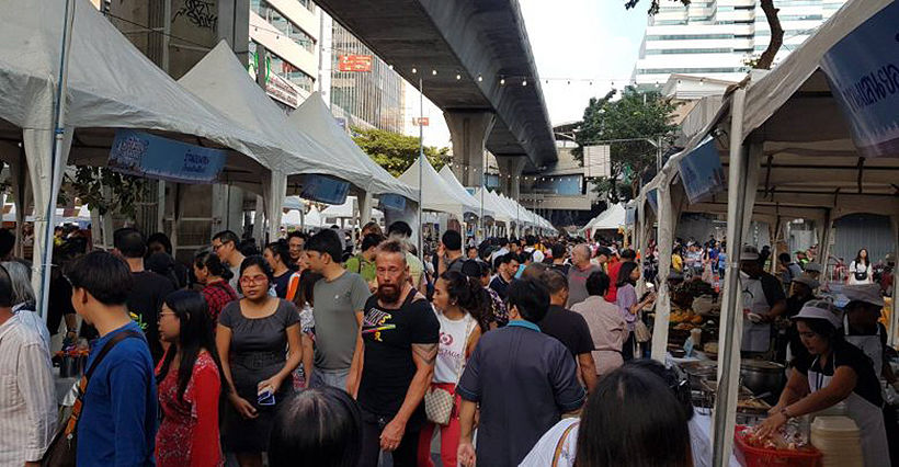 Bangkok’s new Silom Road walking street a great success