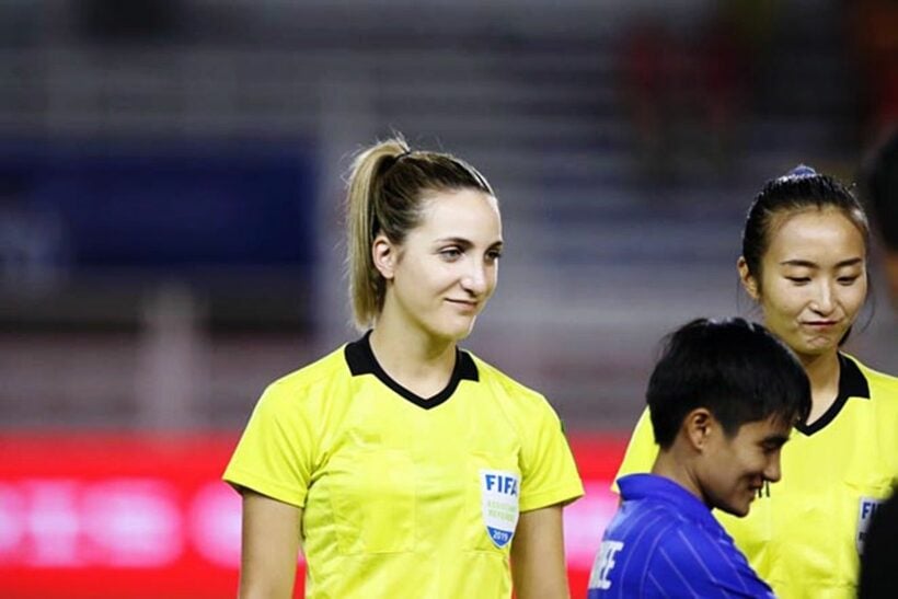 Nữ trọng tài trận đấu Việt Nam vs Thái Lan Joanna Kate Charaktis khóa tài khoản Facebook | News by Thaiger