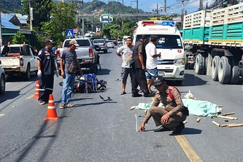 Drunk driver collides with motorcycle in Phuket, killing the rider