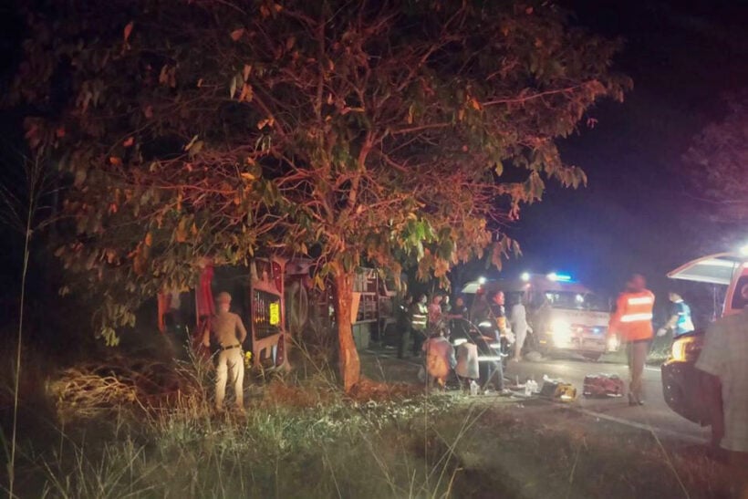 4 dead, 47 injured in Loei bus crash