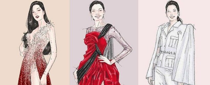 ชมภาพวาด ฟ้าใส ปวีณสุดา ลายเส้นสุดน่ารัก | The Thaiger