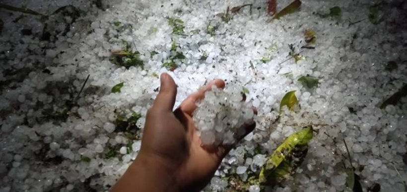 Freak hailstorm causes blackouts, damages homes in Chiang Rai | News by Thaiger