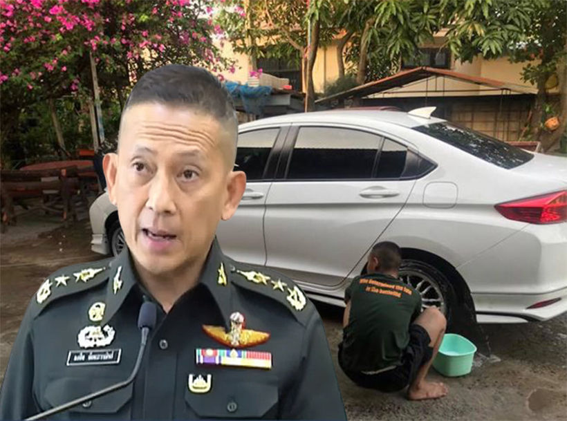 กลาโหมไม่มีนโยบายนำพลทหารไปใช้นอกค่าย แต่มีบ้างที่ทหารสมัครใจ | The Thaiger