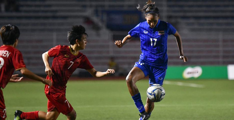 ย้อนชม! ไฮไลท์ฟุตบอลหญิงซีเกมส์ รอบชิงฯ ไทย 0-1 เวียดนาม – พลาดช่วงต่อเวลา | The Thaiger