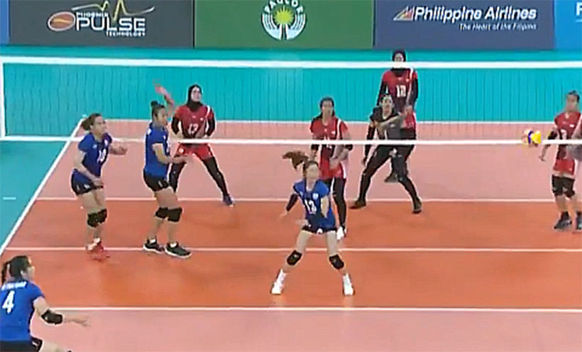 วอลเลย์บอลสาวไทยฟอร์มดุ ตบอินโด 3 เซตรวด | The Thaiger