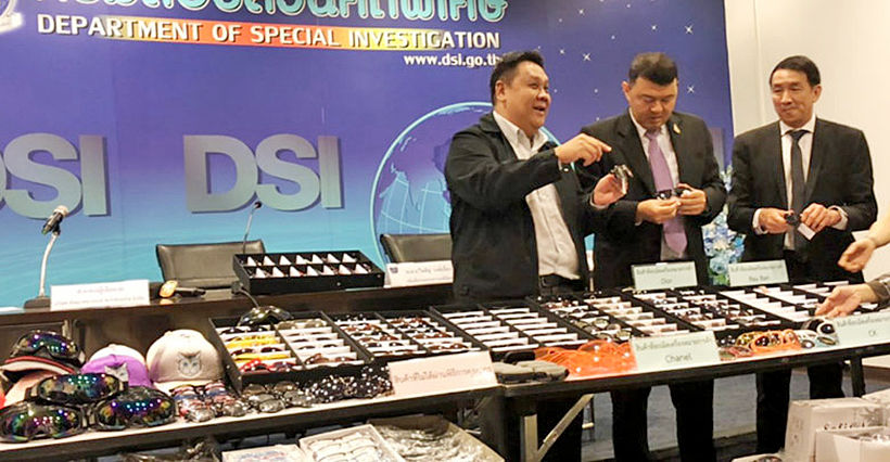 Fakes valued at 50 million baht found in raids in Saraburi