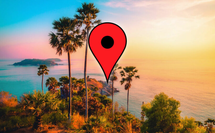 Hackers moved the Google location for Phuket’s popular Promthep Cape