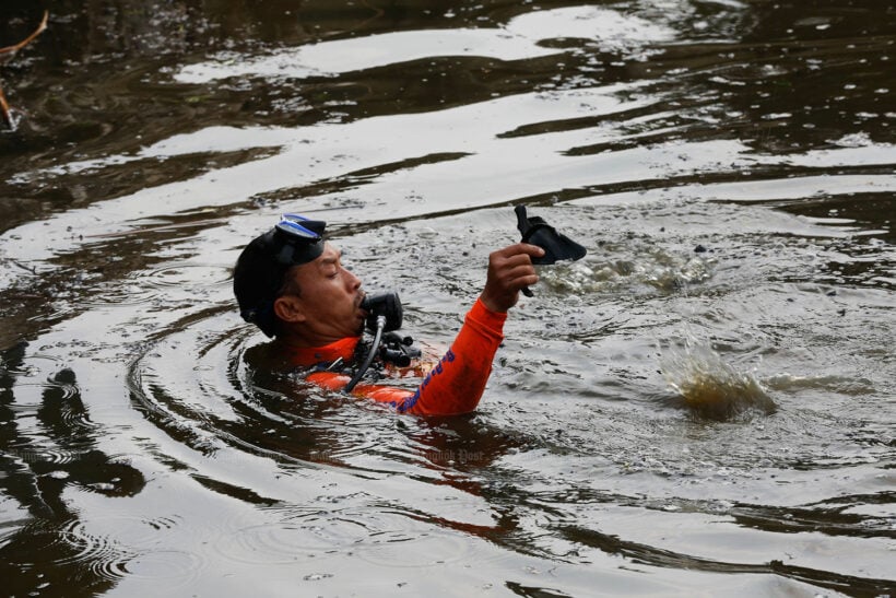 Nearly 300 bone fragments found in Bangkok pond, police searching for more bodies