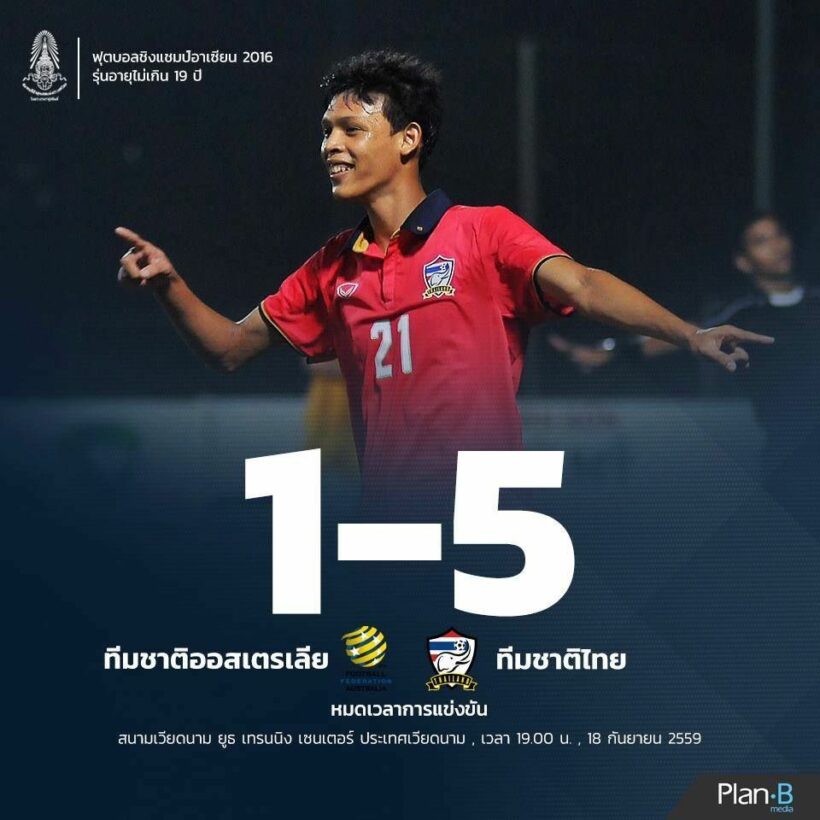 วันนี้ขออีก ! ย้อนรอยครั้งหนึ่ง ทีมชาติไทย เคยถล่ม ออสเตรเลีย 5-1 (มีคลิป) | News by The Thaiger