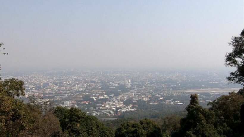 Poor air quality in Bangkok and northern Thailand today