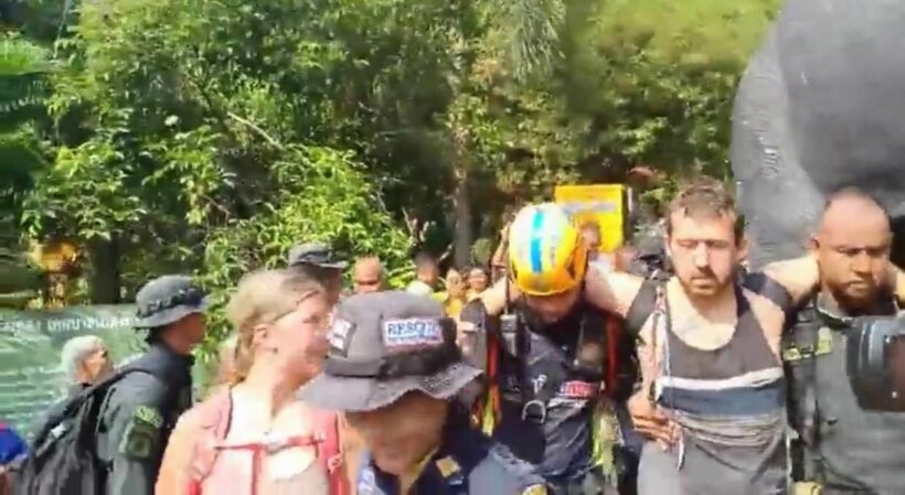 ด่วน! หนุ่มออสเตรเลีย ติดหน้าผาเขาอกทะลุพัทลุง ช่วยได้แล้ว | The Thaiger