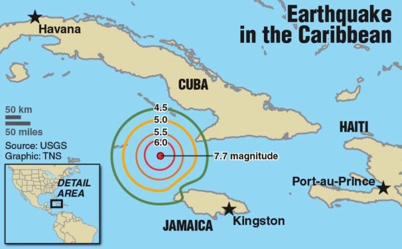 7.7 magnitude earthquake hits Caribbean, sparked tsunami fears