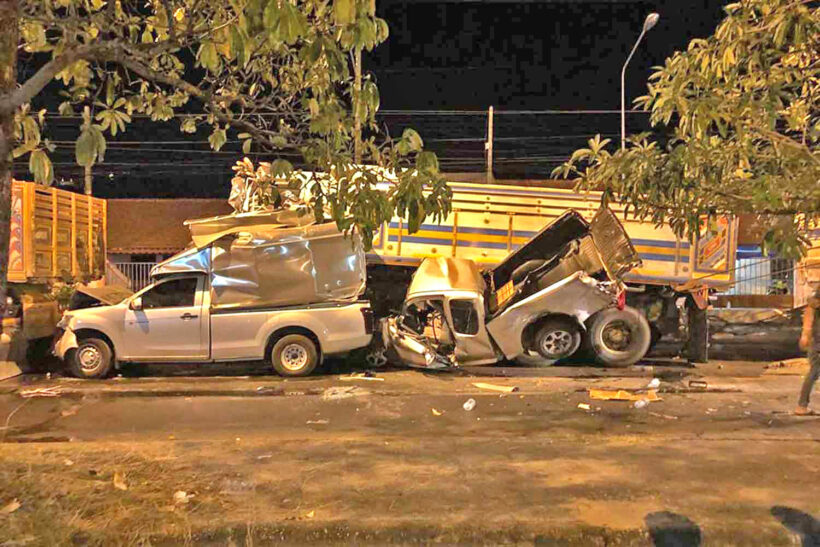 1 killed in 8 vehicle pileup in Prachin Buri