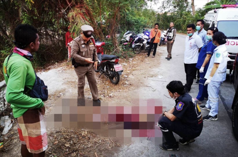 Pattaya police investigate a man’s shooting death, the day after his birthday