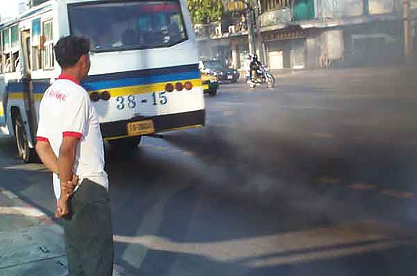 50% of Thai trucks checked in Don Mueang belching black smoke