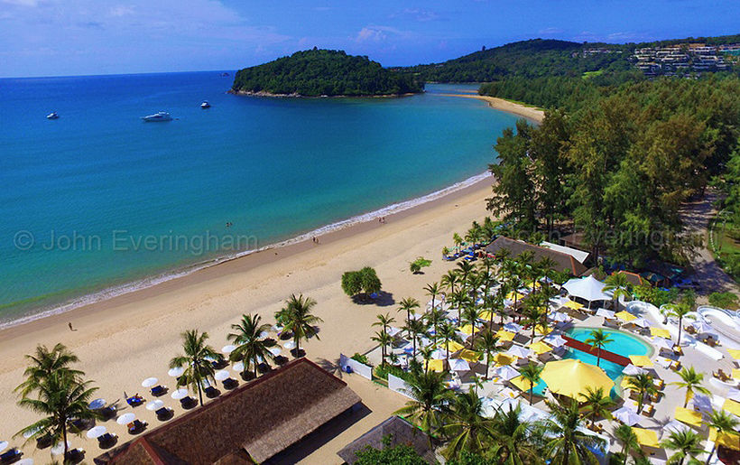 Three massive condo developments along Phuket’s up-market Layan Beach