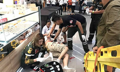 Lone gunman storms into Lopburi gold shop and kills three people – VIDEO | The Thaiger