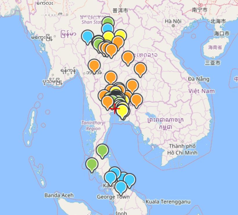 ค่าฝุ่นละอองPM2.5 ยังเพิ่มขึ้นอย่างต่อเนื่อง | The Thaiger