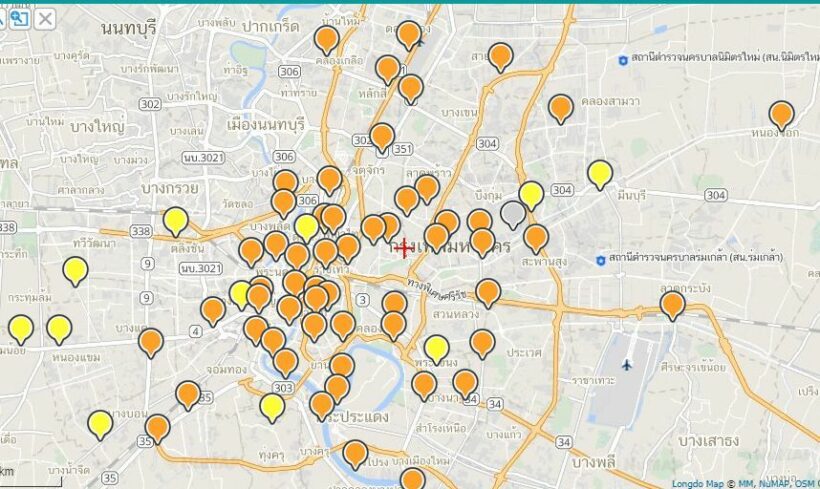 ฝุ่นPM2.5 กระจายทั่วกรุงเทพ ขอให้ประชาชนเฝ้าระวังอย่างใกล้ชิด | The Thaiger