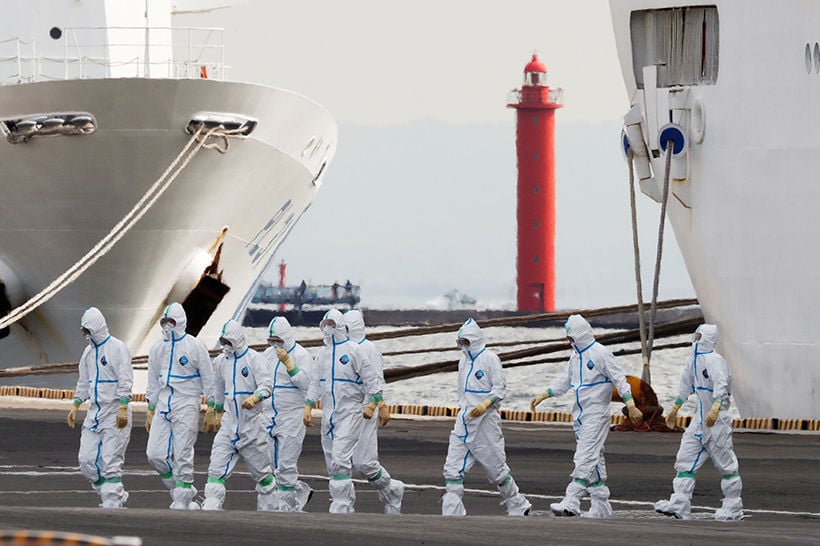 Japan cruise ship virus cases triple to 61