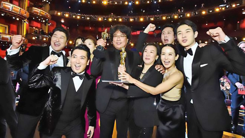 South Korean thriller “Parasite” sweeps the Oscars