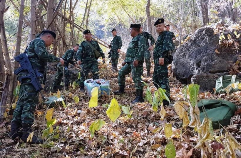 Soldiers seize 100 kilograms of crystal meth in Chiang Mai