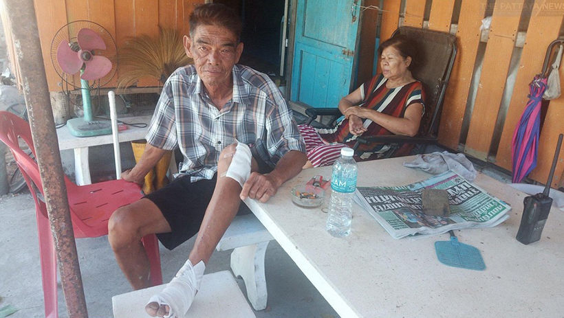 Chon Buri sugarcane vendor dragged behind motorbike after thief steals his phone | News by Thaiger