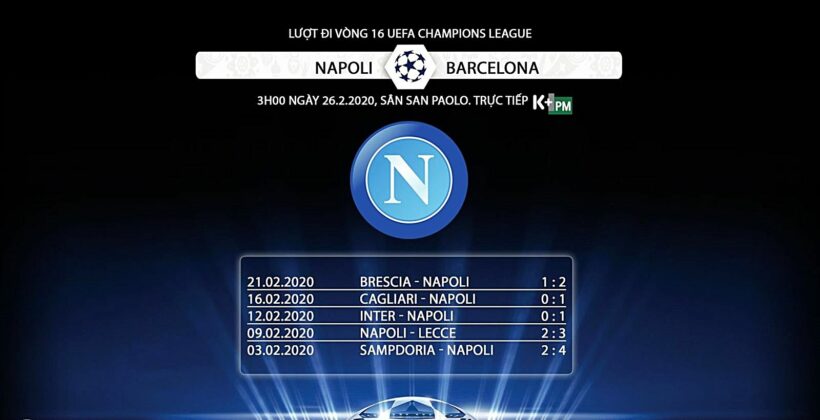 Nhận định trận Napoli vs Barcelona: Lượt đi vòng 16 Cúp C1 (3h00 ngày 26/2) – Link trực tiếp | News by Thaiger