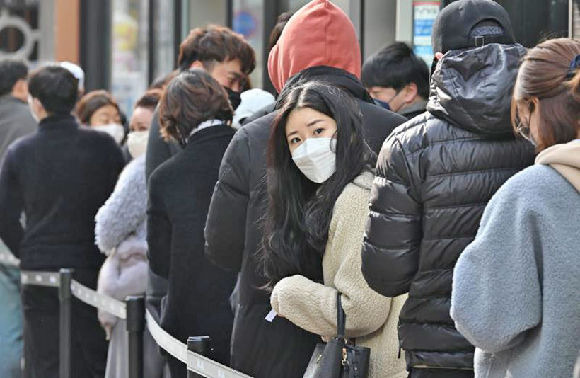 South Korea virus cases skyrocket, approaching 3000