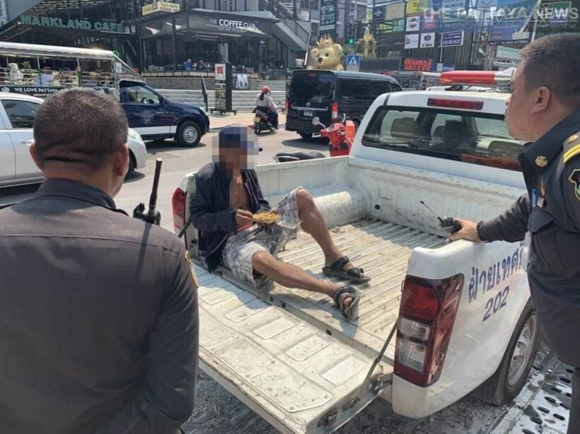 Drunken man arrested threatening people with large knife on Pattaya beach | News by Thaiger