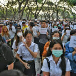 Bangkok police on alert at student rallies | Thaiger