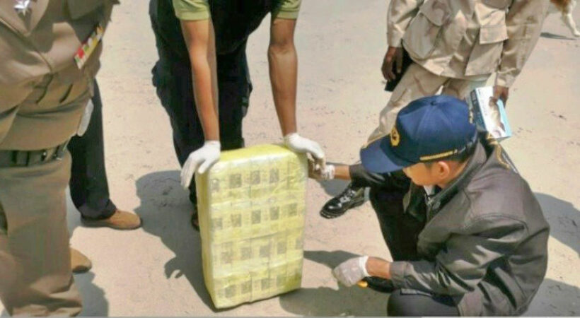 100 kilograms of crystal meth wash ashore in Thailand’s southeast