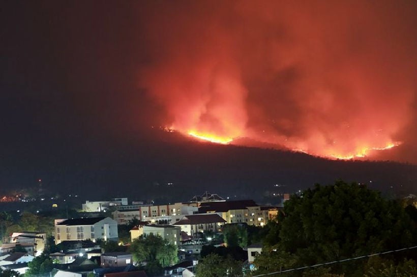 Chiang Mai fire spikes air pollution up to 20 times ‘safe’ levels