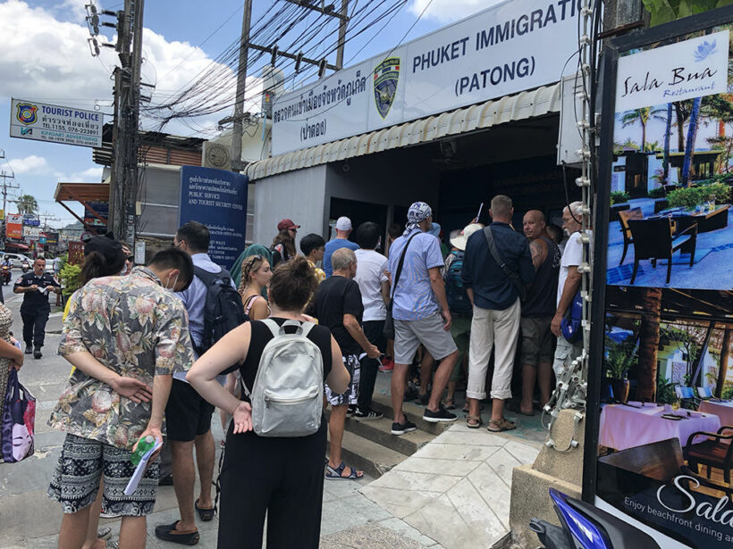 Phuket immigration offers 30 day extensions for stranded foreigners