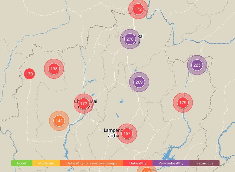 Chiang Mai chokes as fires rage in the north of Thailand | News by The Thaiger