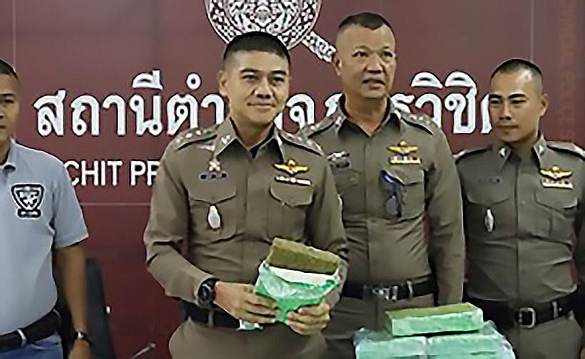 Man arrested with 44 kilograms of marijuana in Phuket