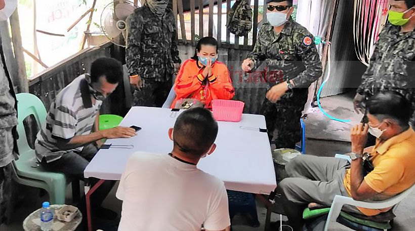 Gambling wife arrested after husband calls police in Nakhon Ratchasima