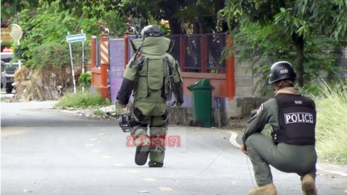 Phetchabun man lucky to be alive after bomb discovery