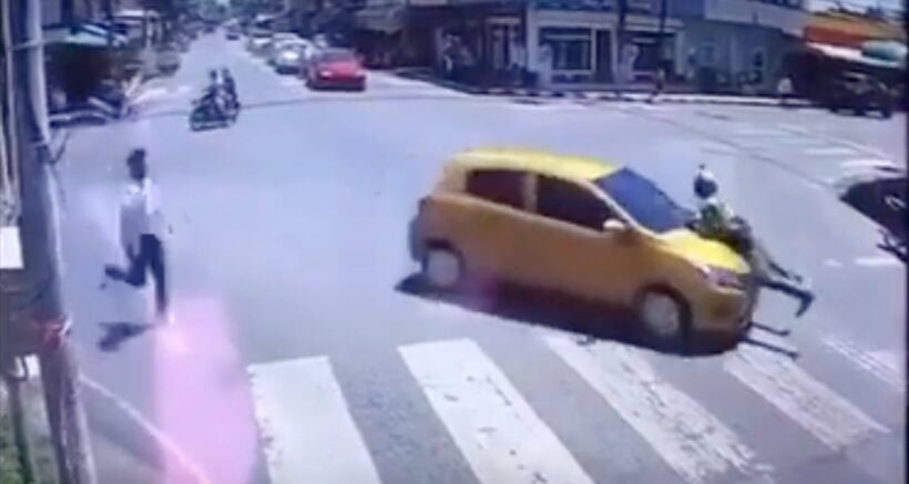 Police officer clings to hit-and-run car for 2 kilometres – VIDEO