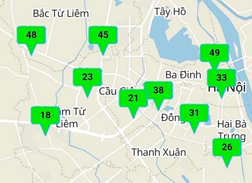 Không khí Hà Nội cải thiện ở mức tốt do trời mưa, phương tiện lưu thông giảm | News by Thaiger