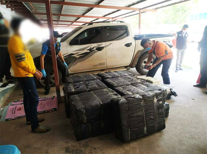 Marijuana valued at over 6 million baht seized in Mukdahan