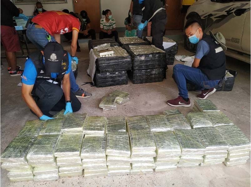 Marijuana valued at over 6 million baht seized in Mukdahan | Thaiger